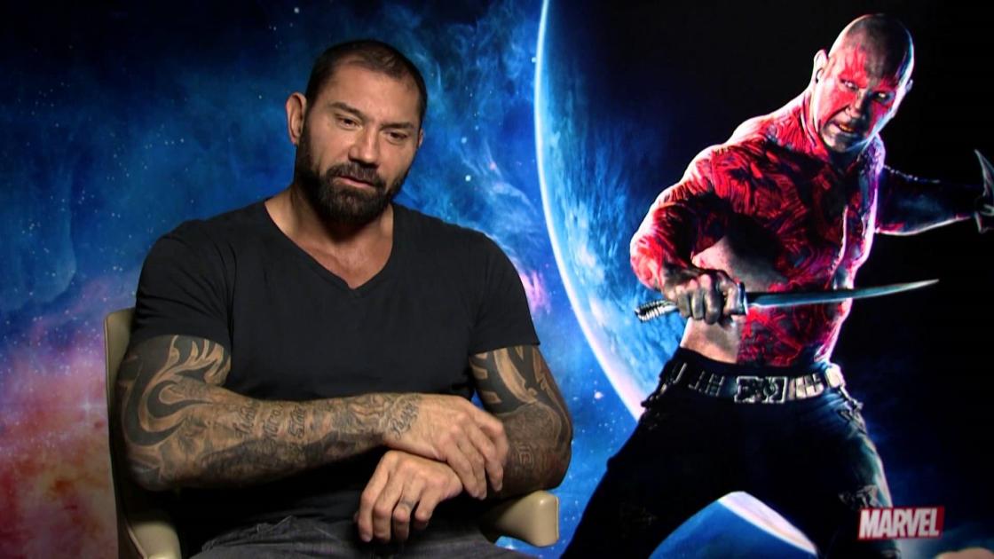 Drax Dave Bautista Guardians of the Galaxy