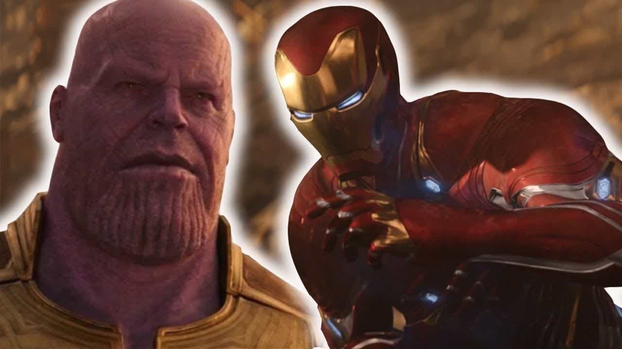 Infinity War Iron Man Thanos