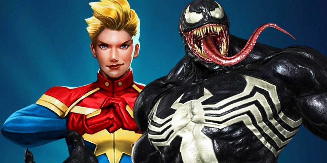 Captain Marvel vs Venom