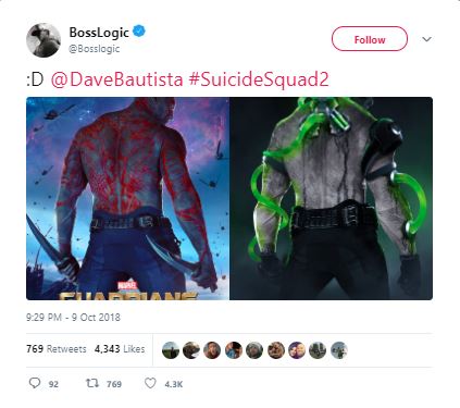 Suicide Squad 2 Dave Bautista