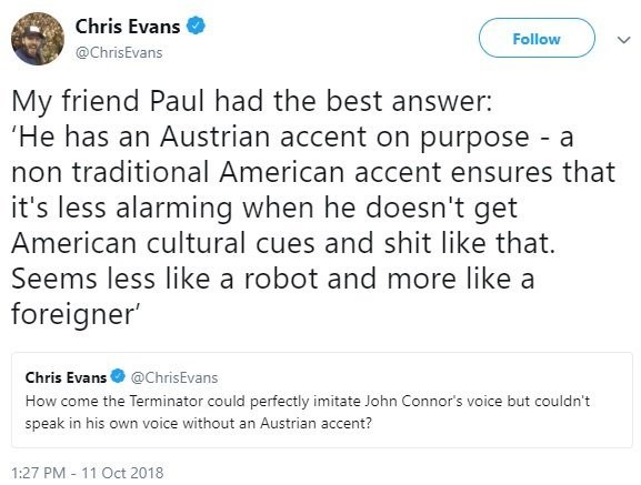 Chris Evans Captain America Terminator Plot Hole