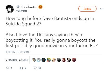 Dave Bautista Drax James Gunn Suicide Squad 2