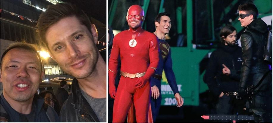 Batman CW Crossover Jensen Ackles Stephen Amell