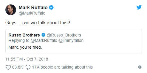 Avengers 4 Title Mark Ruffalo