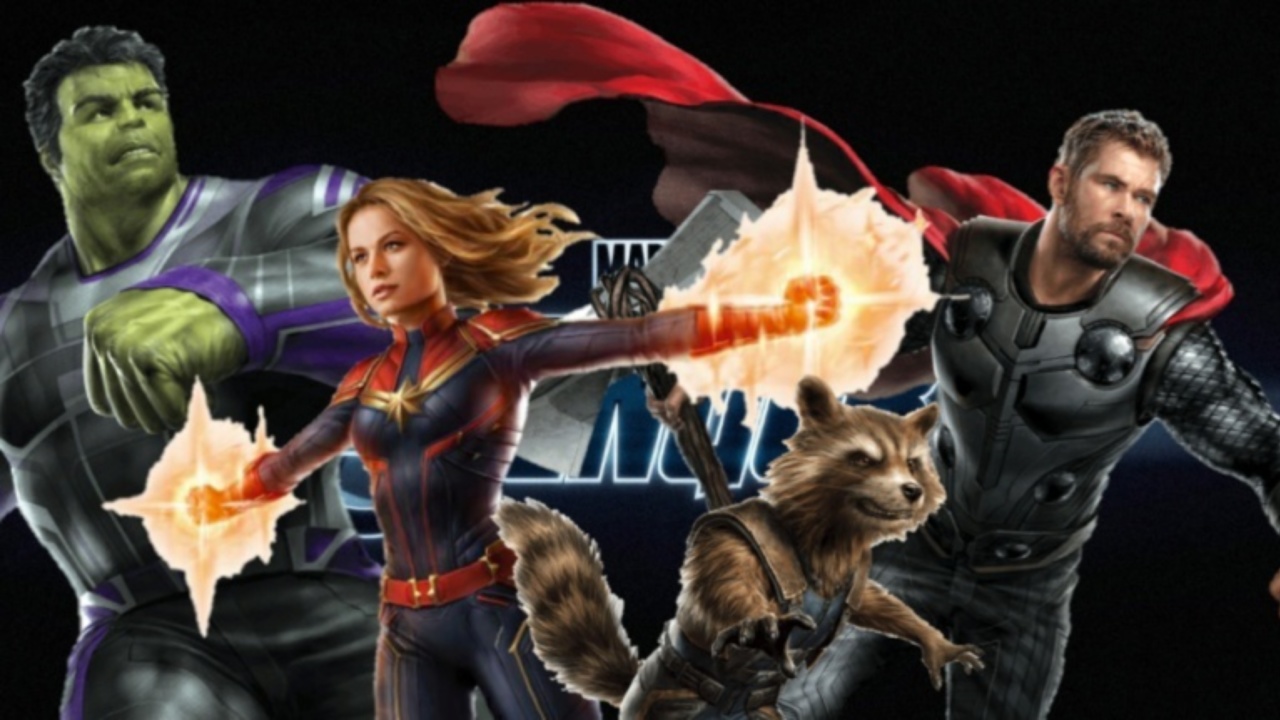 new look avengers 4 captain marvel thor rocket hulk Avengers 4