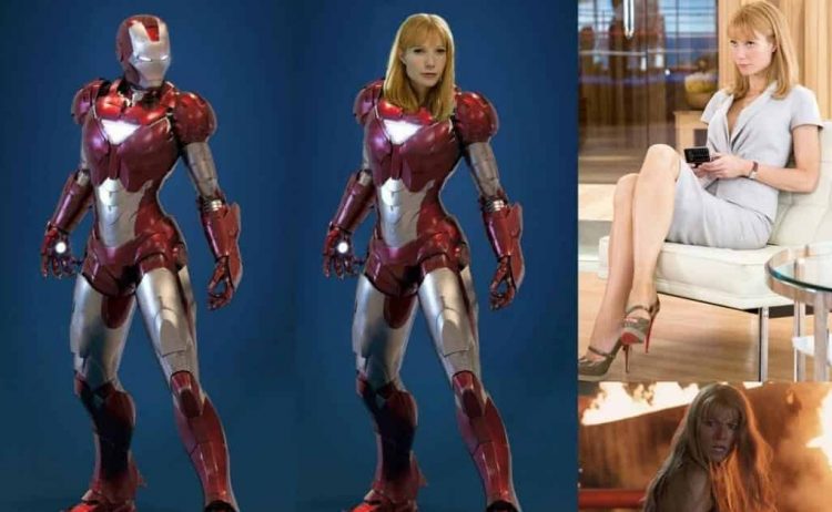 pepper potts in rescue suit