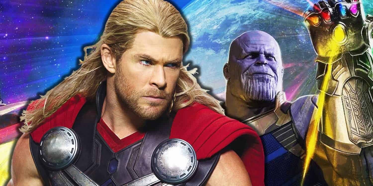 Thor vs Thanos Infinity War