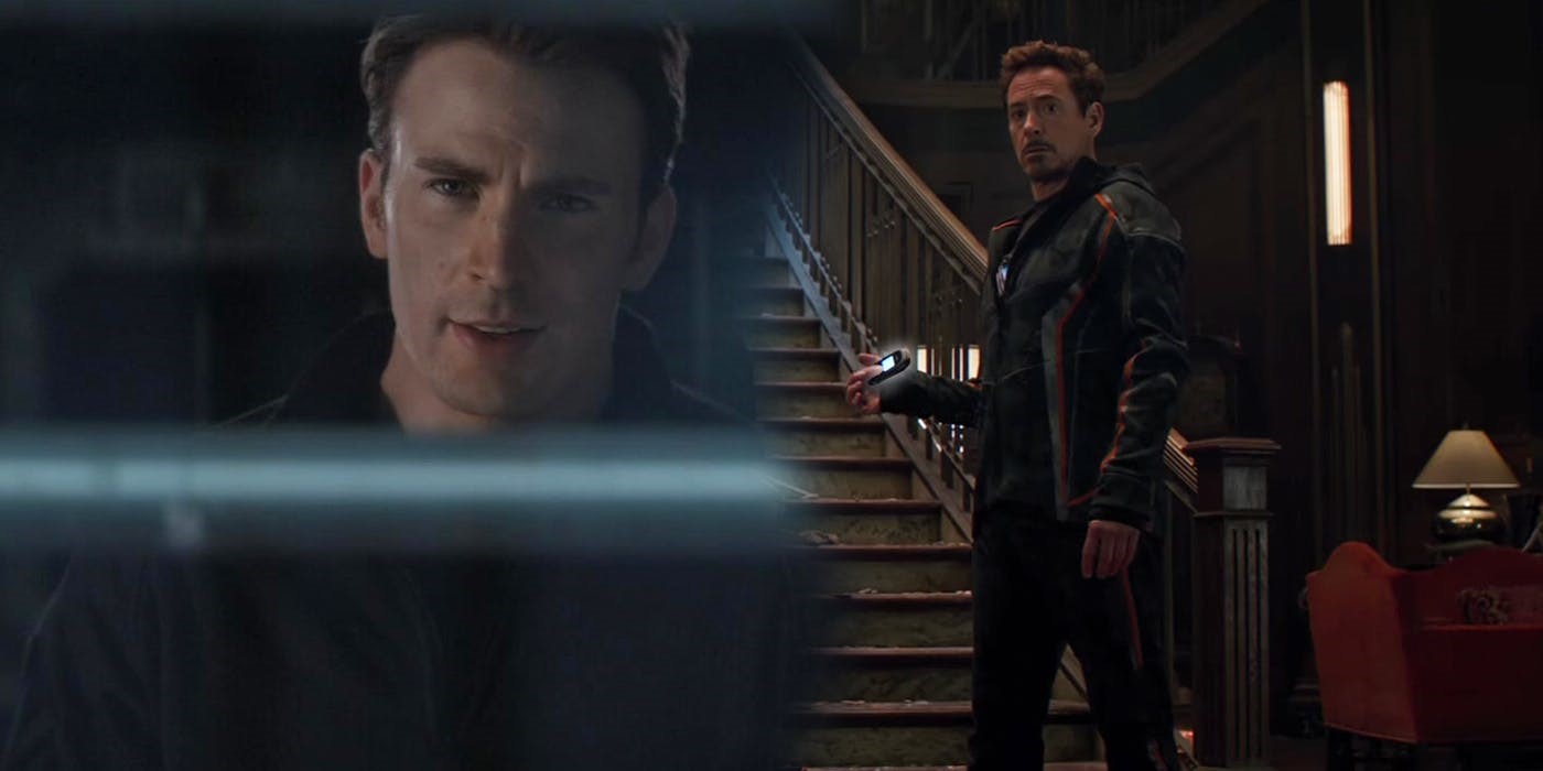 Infinity War Tony Stark Steve Rogers