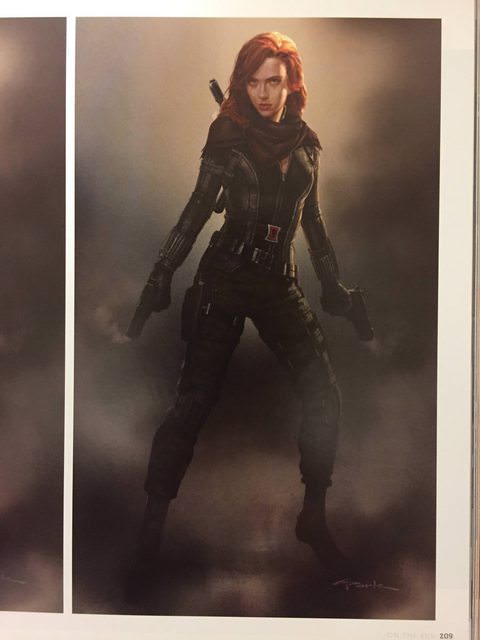 Black Widow Concept Art Infinity War