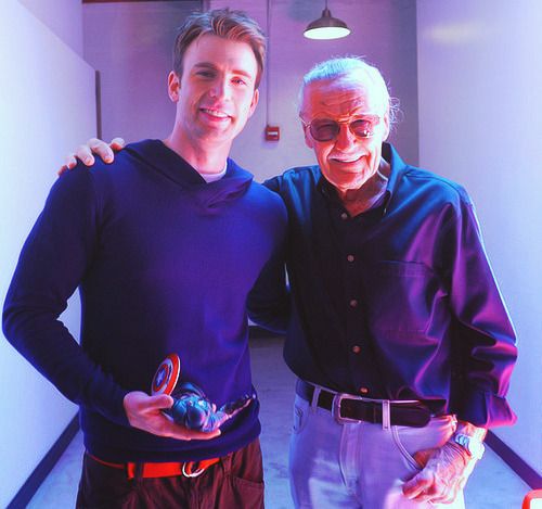 Marvel Actors With Stan Lee