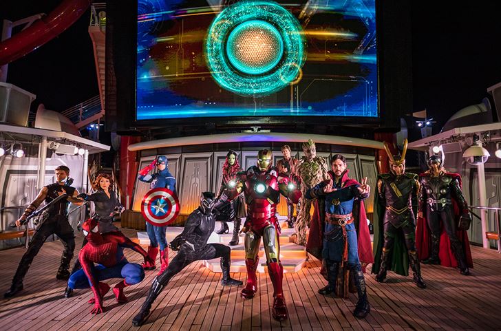 Captain Marvel MCU Disney Cruise Line