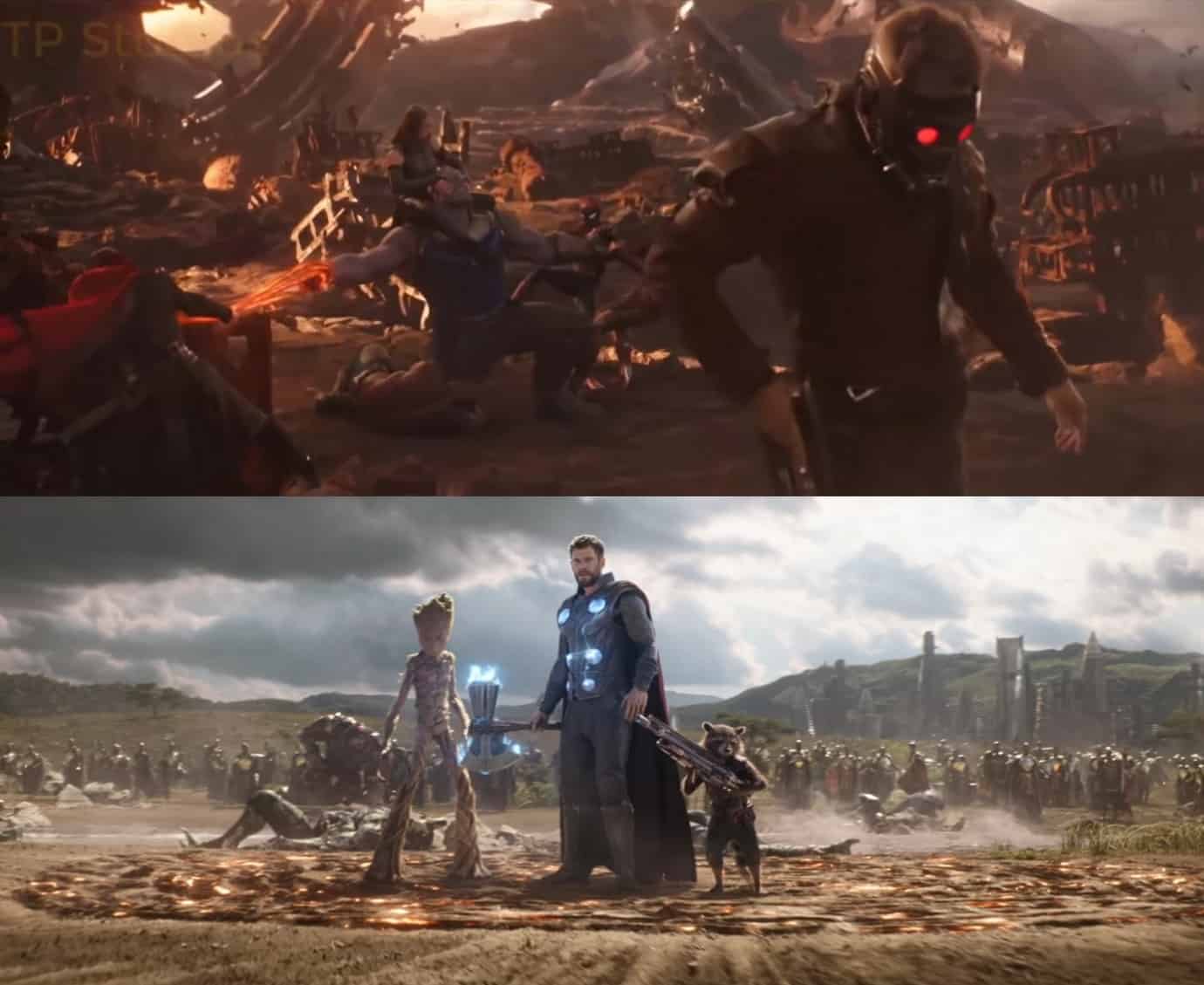 Thor vs Thanos Infinity War