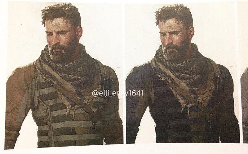 Avengers: Infinity War Concept Art Captain America