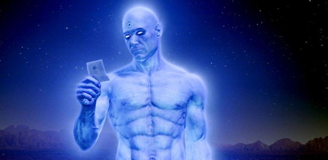 Justice League V Watchmen Doctor Manhattan