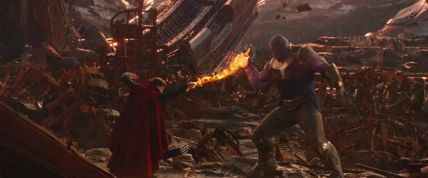 Avengers: Infinity War Doctor Strange vs Thanos