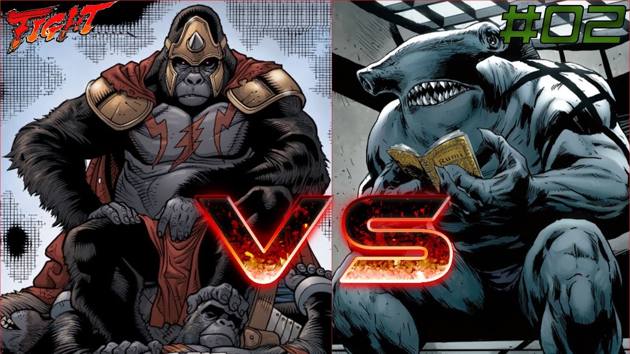 Flash Season 5 Gorilla Grodd vs King Shark Fight Scene