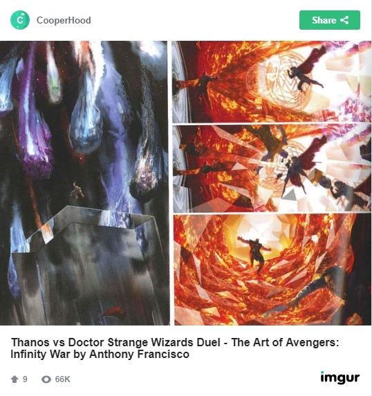 Infinity War Concept Art Doctor Strange Thanos