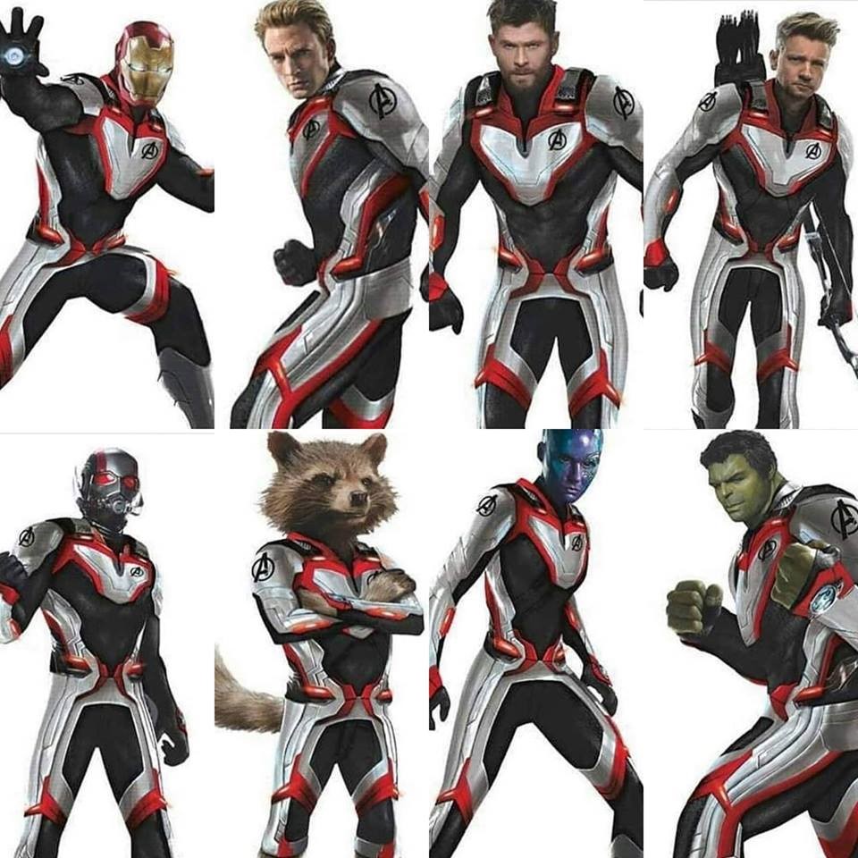 White Avengers Suits Marvel