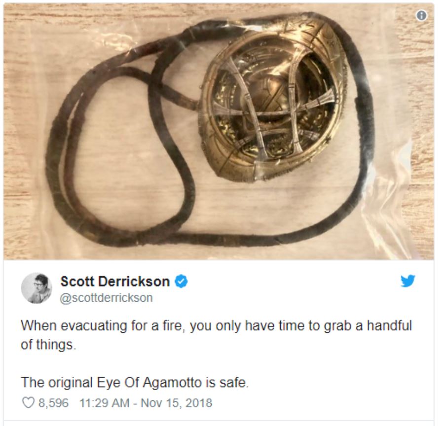 Doctor Strange Director Eye of Agamotto 