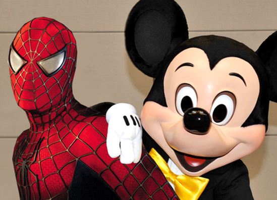 Spider-Man Tom Holland Mickey Mouse