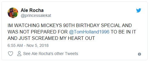 Spider-Man Tom Holland Mickey Mouse