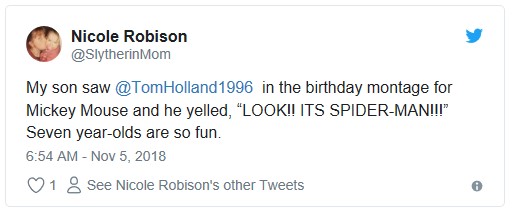 Spider-Man Tom Holland Mickey Mouse