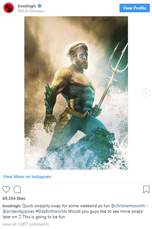 Aquaman Chris Hemsworth Marvel DC