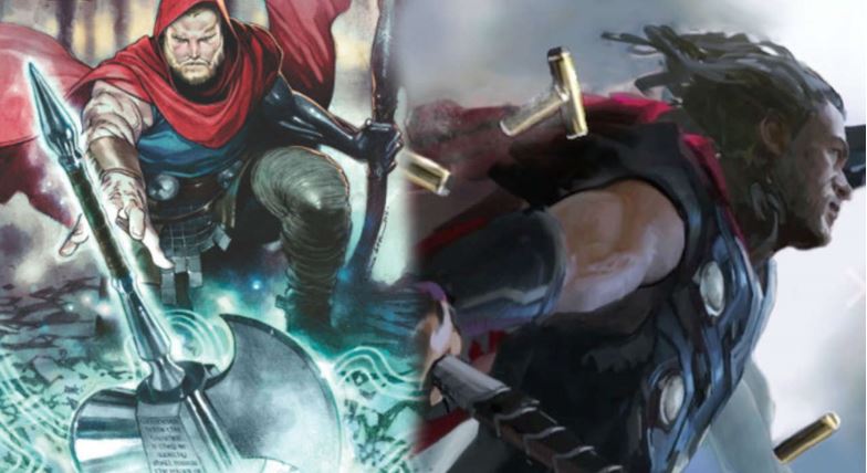 Avengers: Infinity War Concept Art Thor Stormbreaker