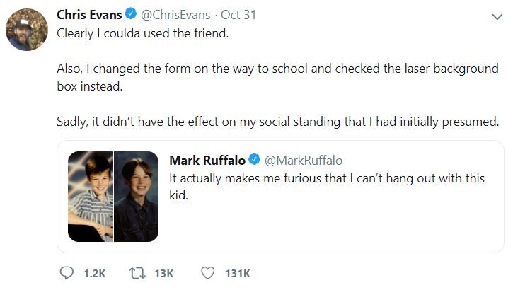 Chris Evans Mark Ruffalo