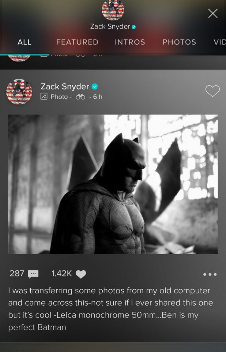 Batman Ben Affleck Zack Snyder