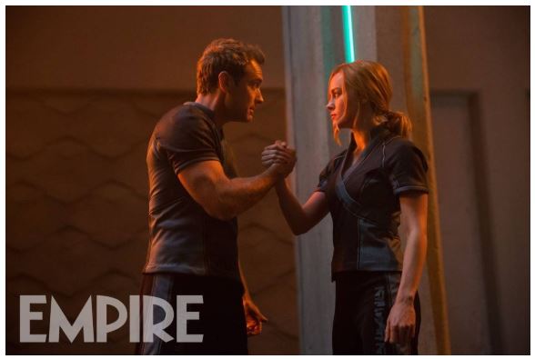 Captain Marvel Brie Larson Jude Law