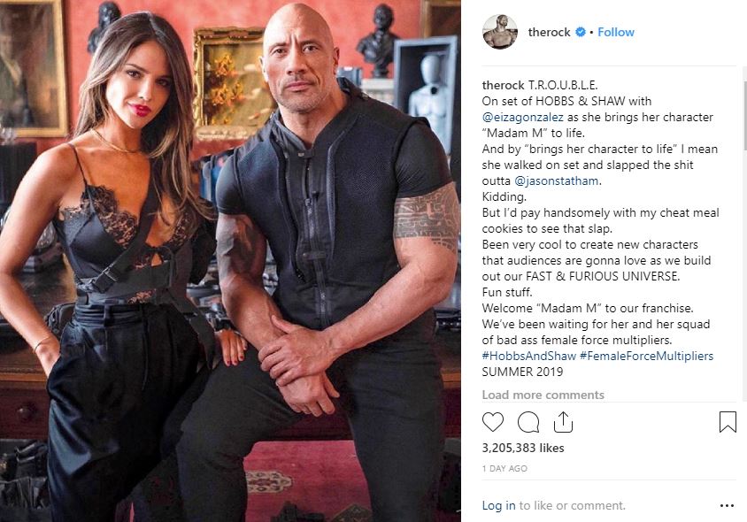 Hobbs and Shaw Dwayne Johnson