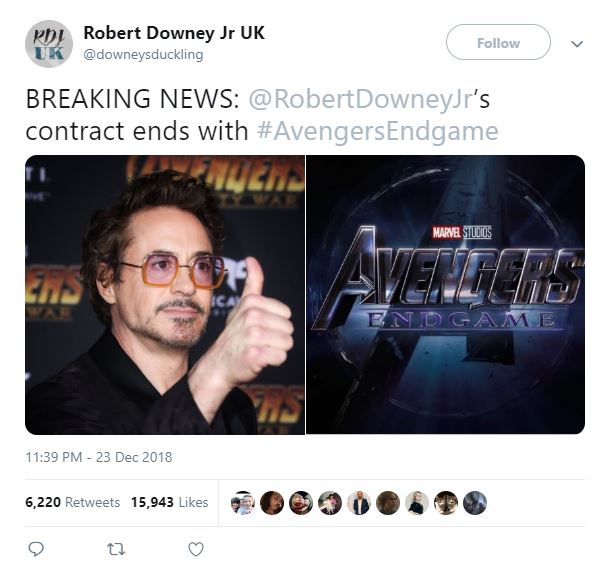 Robert Downey Jr. Marvel