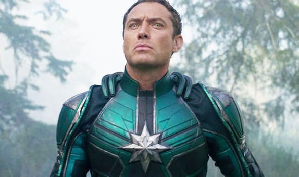 Captain Marvel Yon Rogg Jude Law