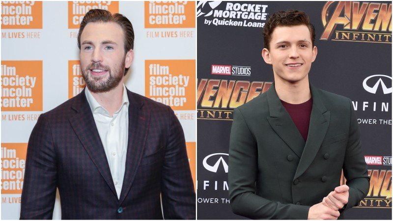 Chris Evans Tom Holland Avengers Netflix MCU