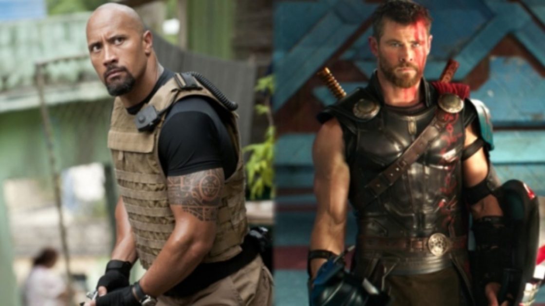 The Rock Hobbs vs Thor Fast & Furious Marvel