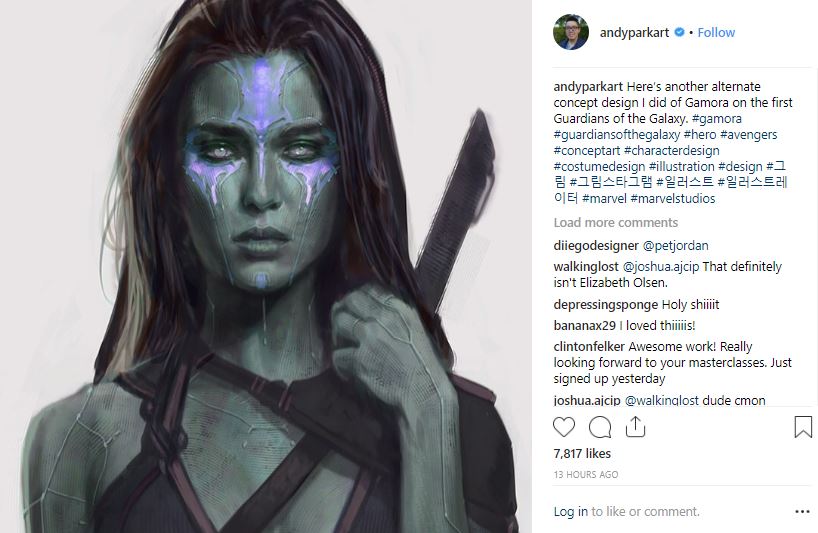 Guardians of the Galaxy Gamora