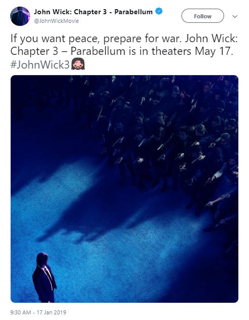 John Wick: Chapter 3 – Parabellum Trailer