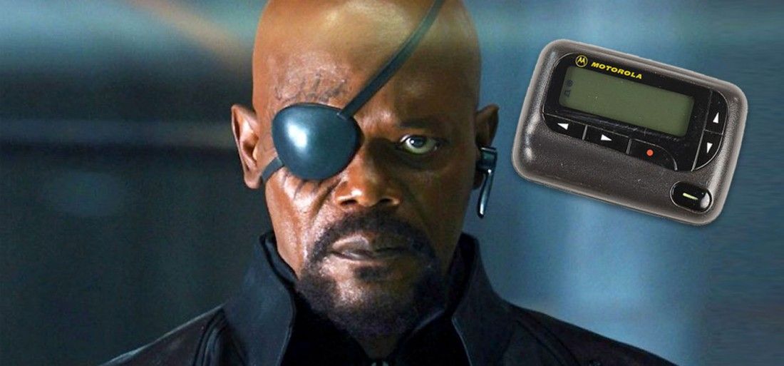 Captain Marvel Teaser Nick Fury Pager