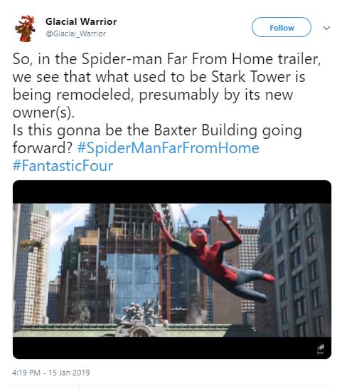 Spider-Man: Far From Home Trailer Avengers Tower