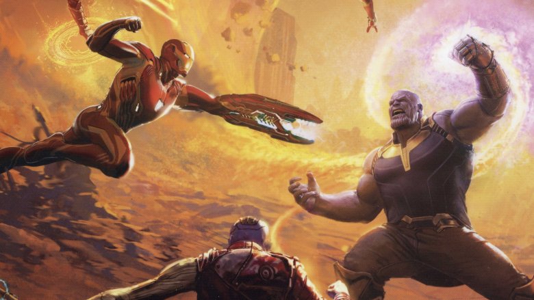 Avengers: Infinity War Concept Art Thanos