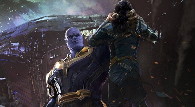 Avengers: Infinity War Concept Art Thanos