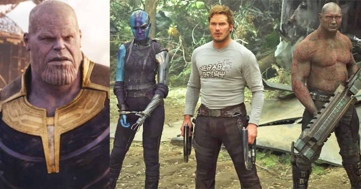 Infinity War Thanos Star-Lord Nebula Drax Soul Stone