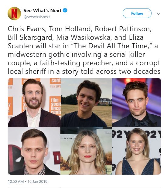 Chris Evans Tom Holland Avengers Netflix MCU