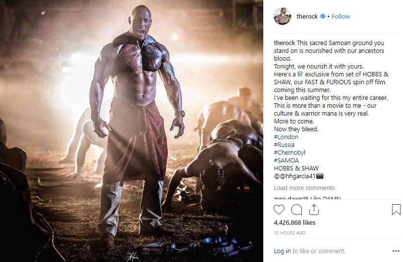 Hobbs & Shaw The Rock