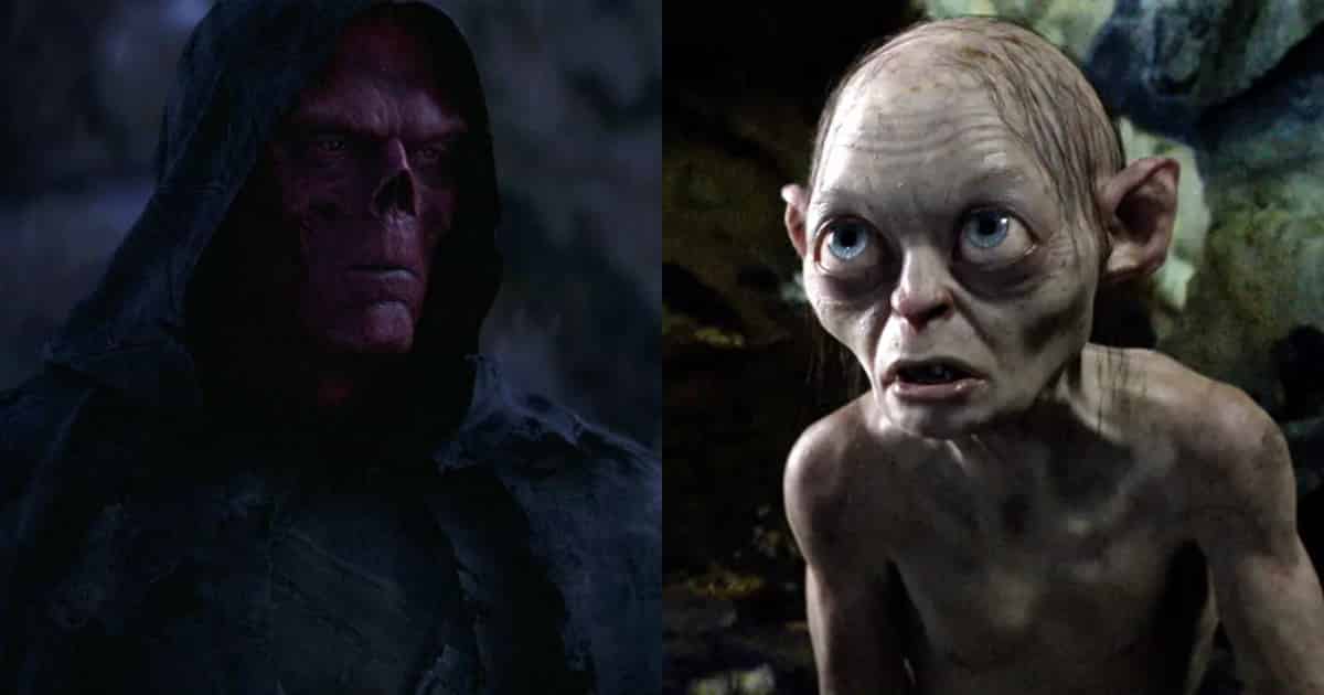 Avengers: Infinity War Concept Art Red Skull Gollum