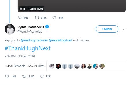 Hugh Jackman Ryan Reynolds