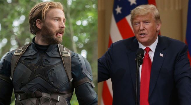 Chris Evans Donald Trump