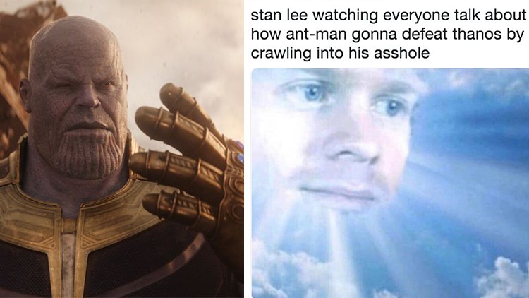 Avengers: Endgame Ant-Man in Thanos Butt