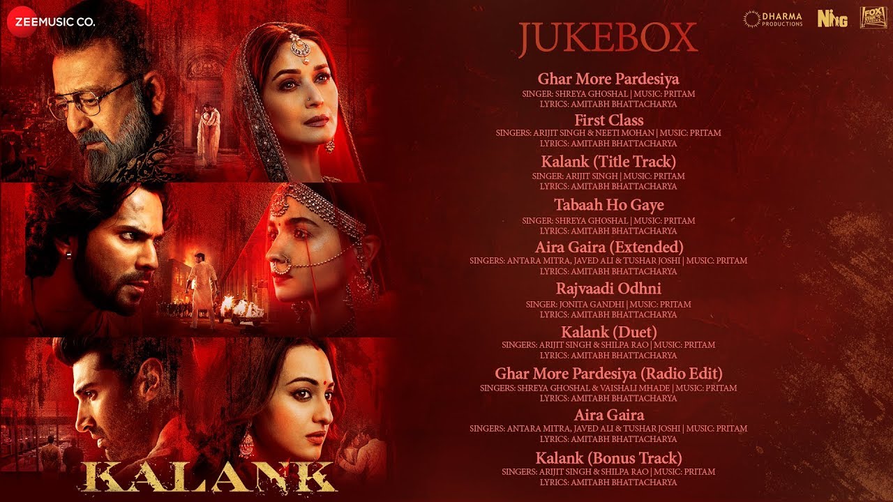 Kalank Songs Download Songsmp3